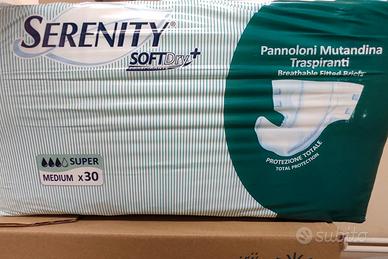 Pannoloni Serenity SoftDry+ M Super 30 pz – Nuovi