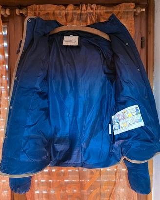 Piumino blu Moncler – Taglia XL – Con cappuccio