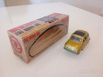 Fiat 500 Mebetoys Mint Box oro metallizzato chiaro