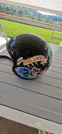  casco donna ragazzo  serigrafato unico  