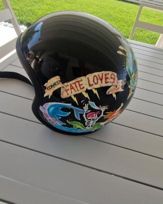  casco donna ragazzo  serigrafato unico  
