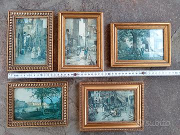 Quadretti con cartoline vintage