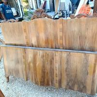letto matrimoniale in legno anni 50