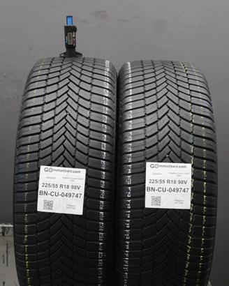 2 Pneumatici 225/55 R18 Bridgestone Weather Contro