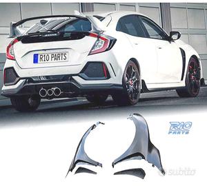 KIT 2 PARAFANGHI HONDA CIVIC TYPE R 16-20 IN METAL