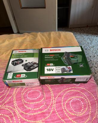 BOSCH UNIVERSAL PUMP 18V.   + STARTER SET .