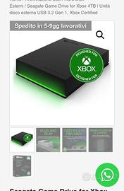 Seagate Game Drive for Xbox, 4TB