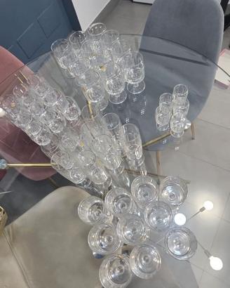 Bicchieri vintage in pregiato Cristallo al Piombo