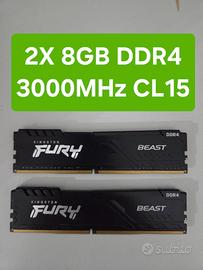 16GB DDR4 Kingston Fury