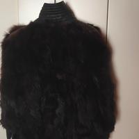 giubbotto giaccone pelle e pelliccia volpe 🦊