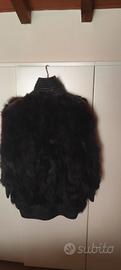 giubbotto giaccone pelle e pelliccia volpe 🦊