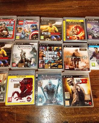 Lotto Giochi PS3 – GTA V, Assassin’s Creed III, Fa