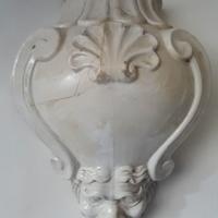 Antico umidificatore in ceramica, del 1700, manifa