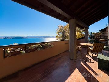 Meravigliosa vista lago, trilocale con terrazzo