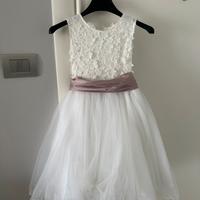 Vestiti bambina comunione cerimonia damigella