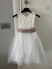 Vestiti bambina comunione cerimonia damigella