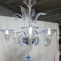 lampadario in vetro di murano 