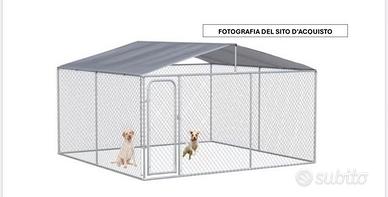 Recinto per cani mai utilizzato