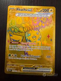 PIKACHU EX - GOLD - Pokemon