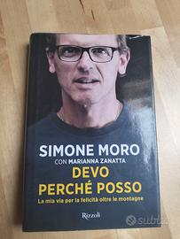 Libro Simone Moro - devo perché posso 