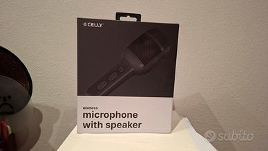 Microfono wireless con speaker integrato Celly