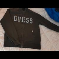 Felpa Guess uomo con zip, Tg M