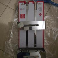 porta shampoo ecc. in acciaio inox