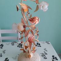 RIBASSO - Lume con boccioli in vetro di Murano