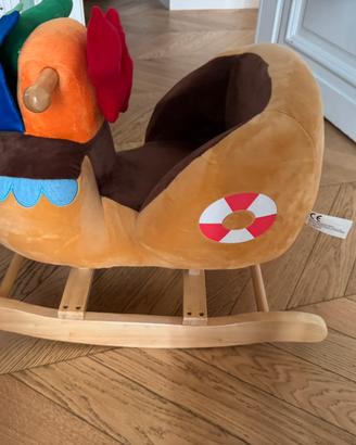 Dondolo legno bimbi nuovo