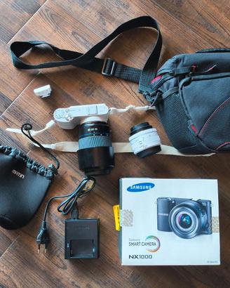 Samsung NX1000 SD 32Gb Obiettivo Zoom aggiuntivo
