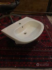 Lavabo ceramica bianco bagno