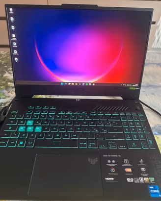 Laptop asus tuf gaming f15 rtx intel