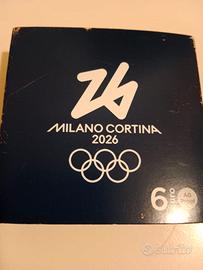 6 euro argento Giochi Olimpici Invernali di Milano