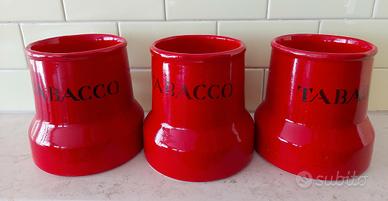  Vasi Savinelli in ceramica rossa