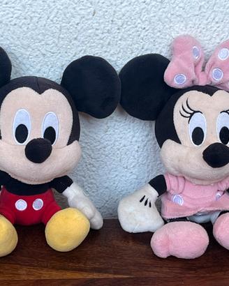 Peluche di Topolino e Minnie Baby