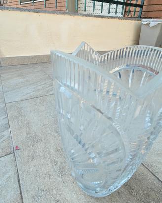 Vaso cristallo molato 