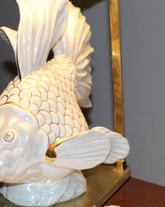 Lampada Capodimonte Arte Medicea Pesce