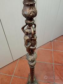 splendida piantana in ottone 