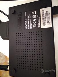 TV con antenna da tavolo più decoder