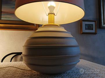Lampada d'arredo artigianale in ceramica 40 diamet