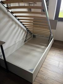 Letto singolo contenitore