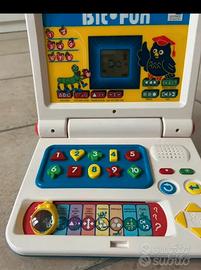 Computer" Bit-Fun parlante (Anni 90) Vintage"