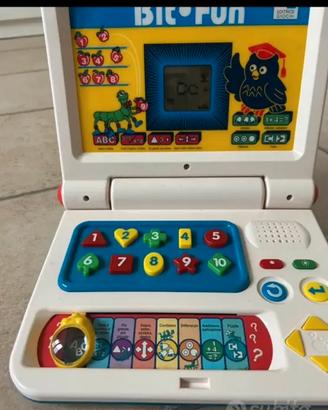 Computer" Bit-Fun parlante (Anni 90) Vintage"