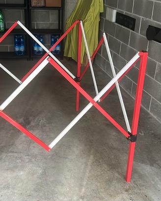 Cancello cancelletto richiudibile 130cm manutan ro