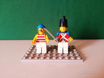 Lego Lotto 2 Minifigure Vintage Pirati Pi076 Pi061