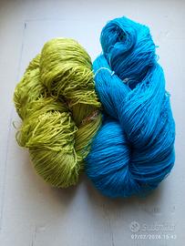 filato di seta pura per ricamo