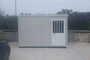 Container prefabbricato con wc