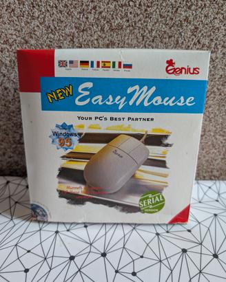 Mouse seriale vintage Genius EasyMouse con scatola