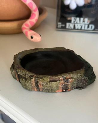 ciotola per terrari trixie resina 10x2,5x7,5 cm