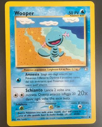 Wooper mazzo neo genesis